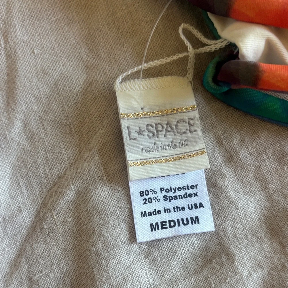 L*Space Multicolor Patterned Bikini Top - Picture 3 of 5